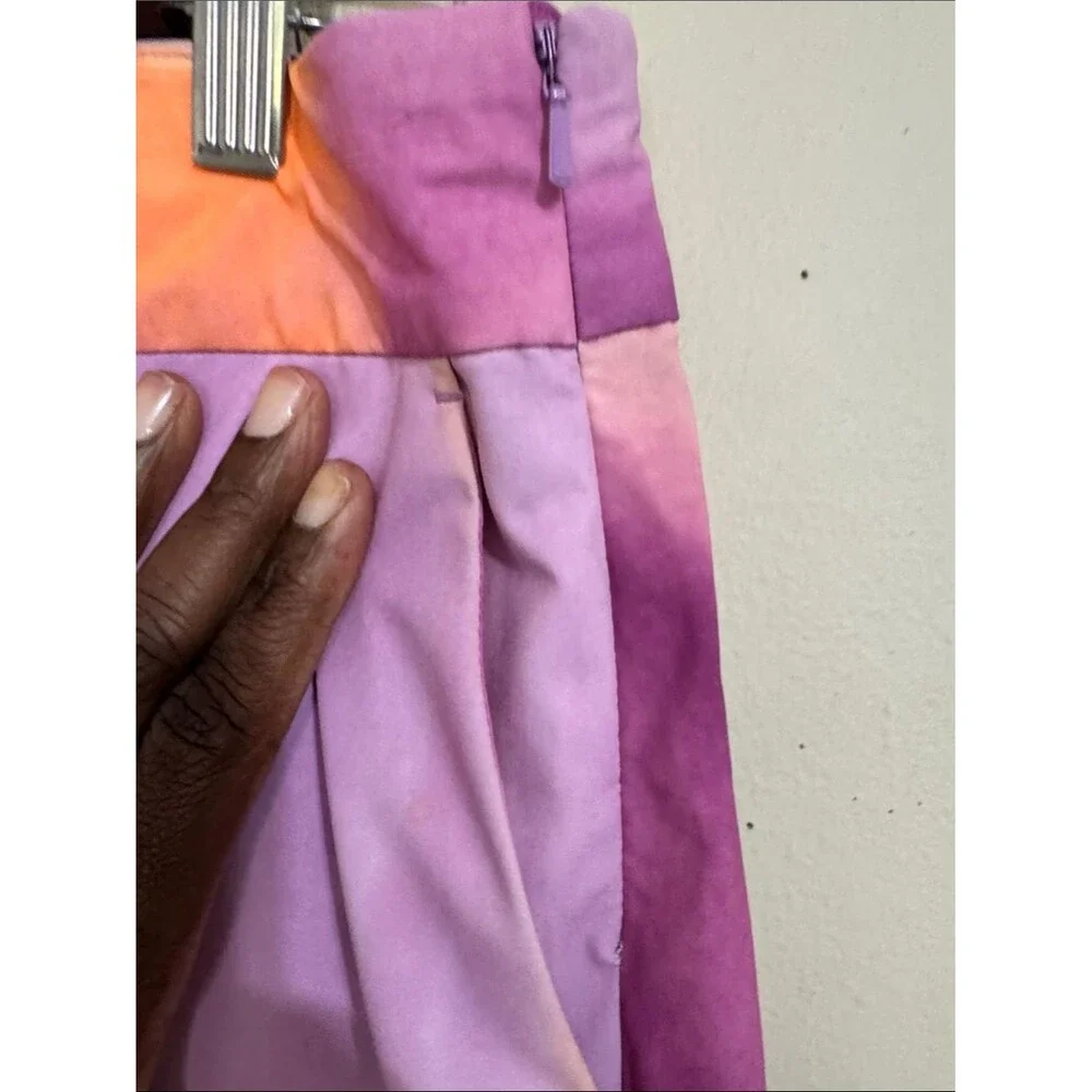 Nike Golf Women's Tie-Dye Athletic Skirt Purple Orange size 10 Pickleball Tennis